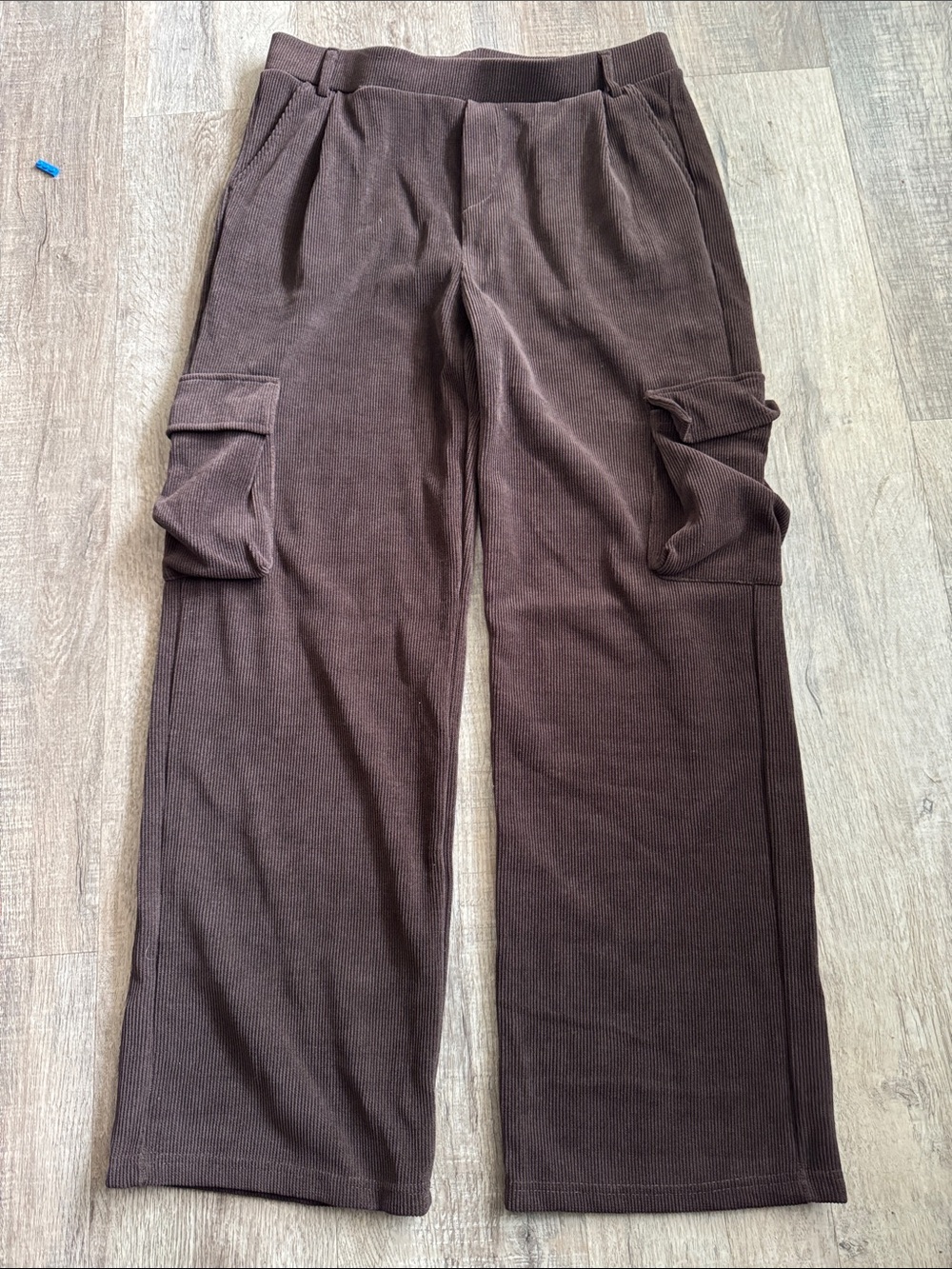 Women’s  Brown Cargo Corduroy Pants nwot